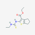 ethyl 2-[(ethylcarbamothioyl)amino]-5,6-dihydro-4H-cyclopenta[b]thiophene-3-carboxylate