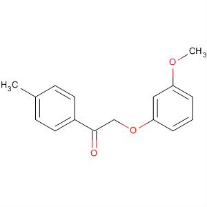 Ethanone, 2-(3-methoxyphenoxy)-1-(4-methylphenyl)- molecular structure