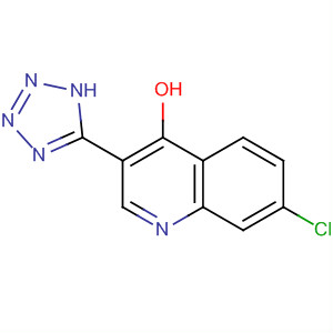 4-Quinolinol, 7-chloro-3-(1H-tetrazol-5-yl)- molecular structure