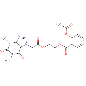 7H-Purine-7-acetic acid, 1,2,3,6-tetrahydro-1,3-dimethyl-2,6-dioxo-,2-[[2-(acetyloxy)benzoyl]oxy]ethyl ester