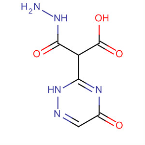 Acetic acid, 2-(2,5-dihydro-5-oxo-1,2,4-triazin-3-yl)-2-methylhydrazide