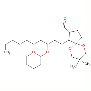 6,10-Dioxaspiro[4.5]decane-2-carboxaldehyde,8,8-dimethyl-1-[3-[(tetrahydro-2H-pyran-2-yl)oxy]decyl]-