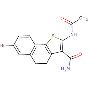 Naphtho[1,2-b]thiophene-3-carboxamide,2-(acetylamino)-7-bromo-4,5-dihydro-