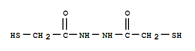 N,N'-dimercaptoacetylhydrazide molecular structure