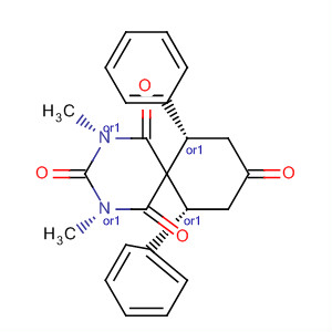 2,4-Diazaspiro[5.5]undecane-1,3,5,9-tetrone,2,4-dimethyl-7,11-diphenyl-, cis-