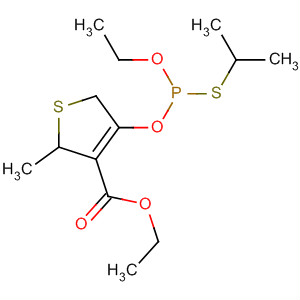 3-Thiophenecarboxylic acid,4-[[ethoxy[(1-methylethyl)thio]phosphinyl]oxy]-2,5-dihydro-2-methyl-,ethyl ester