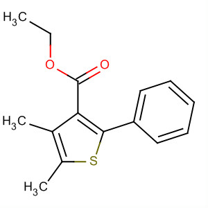 3-Thiophenecarboxylic acid, 4,5-dimethyl-2-phenyl-, ethyl ester