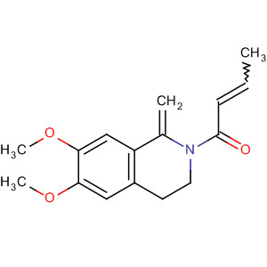 Isoquinoline,1,2,3,4-tetrahydro-6,7-dimethoxy-1-methylene-2-(1-oxo-2-butenyl)-