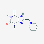 1,3-DIMETHYL-8-(PIPERIDIN-1-YLMETHYL)-3,7-DIHYDRO-1H-PURINE-2,6-DIONE