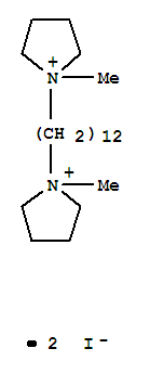 1,1'-dodecane-1,12-diylbis(1-methylpyrrolidinium) diiodide