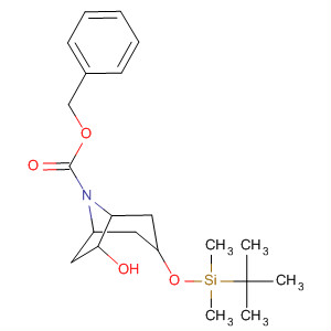 8-Azabicyclo[3.2.1]octane-8-carboxylic acid,3-[[(1,1-dimethylethyl)dimethylsilyl]oxy]-6-hydroxy-, phenylmethyl ester,(1R,3S,5R,6S)-