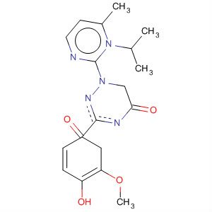Pyrimido[5,4-e]-1,2,4-triazine-5,7(1H,6H)-dione,3-(4-hydroxy-3-methoxyphenyl)-6-methyl-1-(1-methylethyl)-