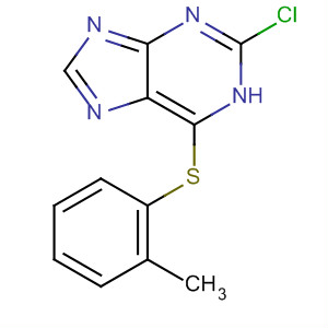 1H-Purine, 2-chloro-6-[(2-methylphenyl)thio]-