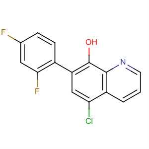 8-Quinolinol, 5-chloro-7-(2,4-difluorophenyl)-