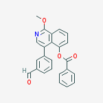 Benzaldehyde, 3-[5-(benzoyloxy)-1-methoxy-4-isoquinolinyl]-