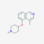 Isoquinoline, 4-methyl-5-(4-piperidinyloxy)-