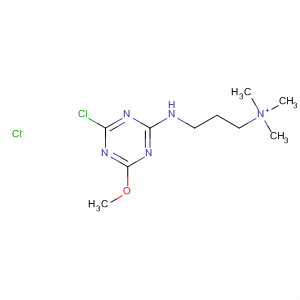 1-Propanaminium,3-[(4-chloro-6-methoxy-1,3,5-triazin-2-yl)amino]-N,N,N-trimethyl-,chloride