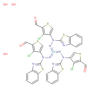 Cobalt, tris(3-chloro-2-thiophenecarboxaldehyde2-benzothiazolylhydrazonato)-