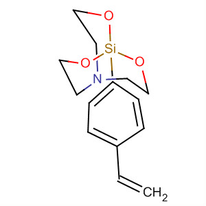 2,8,9-Trioxa-5-aza-1-silabicyclo[3.3.3]undecane, 1-(4-ethenylphenyl)-