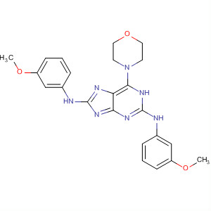 1H-Purine-2,8-diamine, N,N'-bis(3-methoxyphenyl)-6-(4-morpholinyl)-