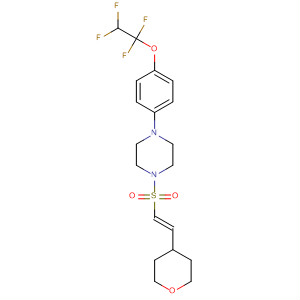Piperazine,1-[4-(1,1,2,2-tetrafluoroethoxy)phenyl]-4-[[(1E)-2-(tetrahydro-2H-pyran-4-yl)ethenyl]sulfonyl]-