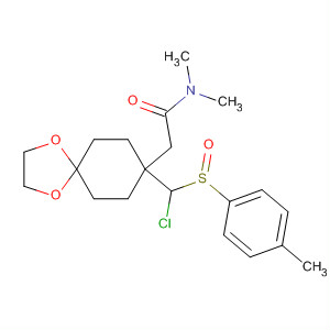 1,4-Dioxaspiro[4.5]decane-8-acetamide,8-[chloro[(4-methylphenyl)sulfinyl]methyl]-N,N-dimethyl-