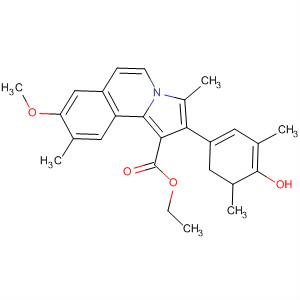 Pyrrolo[2,1-a]isoquinoline-1-carboxylic acid,5,6-dihydro-2-(4-hydroxy-3,5-dimethylphenyl)-8-methoxy-3,9-dimethyl-,ethyl ester