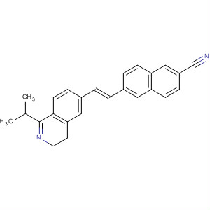 2-Naphthalenecarbonitrile,6-[(1E)-2-[3,4-dihydro-1-(1-methylethyl)-6-isoquinolinyl]ethenyl]-