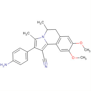 Pyrrolo[2,1-a]isoquinoline-1-carbonitrile,2-(4-aminophenyl)-5,6-dihydro-8,9-dimethoxy-3,5-dimethyl-