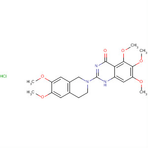 4(1H)-Quinazolinone,2-(3,4-dihydro-6,7-dimethoxy-2(1H)-isoquinolinyl)-5,6,7-trimethoxy-,monohydrochloride