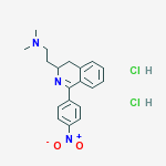 3-ISOQUINOLINEETHANAMINE,3,4-DIHYDRO-N,N-DIMETHYL-1-(4-NITROPHENYL)- HCL,HYDRATE