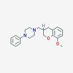 1-[(8-methoxy-3,4-dihydro-2h-chromen-3-yl)methyl]-4-phenylpiperazine