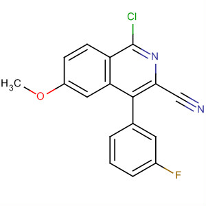 3-Isoquinolinecarbonitrile, 1-chloro-4-(3-fluorophenyl)-6-methoxy-