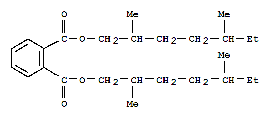 bis(2,5-dimethylheptyl) phthalate molecular structure
