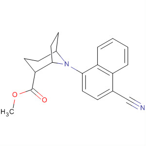 8-Azabicyclo[3.2.1]octane-2-carboxylic acid,8-(4-cyano-1-naphthalenyl)-, methyl ester