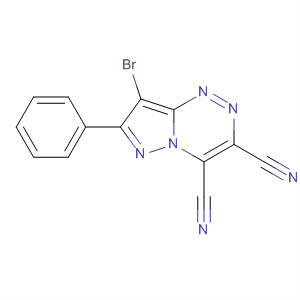 Pyrazolo[5,1-c][1,2,4]triazine-3,4-dicarbonitrile, 8-bromo-7-phenyl-