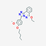 6-ETHOXY-3-(3-METHOXY-4-(PENTYLOXY)PHENYL)-1,2,4-TRIAZOLO[3,4-A]PHTHALAZINE