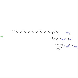 1,3,5-Triazine-2,4-diamine, 1,6-dihydro-6,6-dimethyl-1-(4-nonylphenyl)-,monohydrochloride