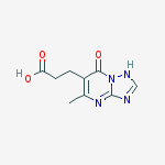 3-(5-METHYL-7-OXO-4,7-DIHYDRO-[1,2,4]TRIAZOLO-[1,5-A]PYRIMIDIN-6-YL)-PROPIONIC ACID