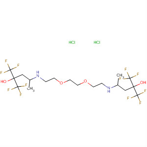 8,11-Dioxa-5,14-diazaoctadecane-2,17-diol,1,1,1,18,18,18-hexafluoro-4,15-dimethyl-2,17-bis(trifluoromethyl)-,dihydrochloride