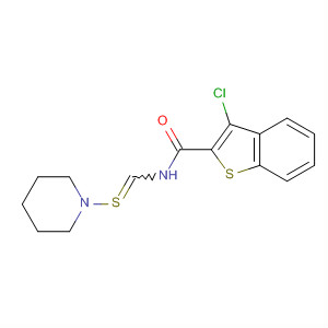 Benzo[b]thiophene-2-carboxamide,3-chloro-N-(1-piperidinylthioxomethyl)-