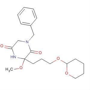 2,5-Piperazinedione,3-methoxy-1-(phenylmethyl)-3-[3-[(tetrahydro-2H-pyran-2-yl)oxy]propyl]-