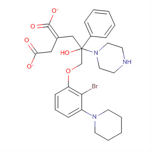1-Piperazineethanol,a-[[2-bromo-3-(1-piperidinyl)phenoxy]methyl]-4-phenyl-,(2Z)-2-butenedioate (salt)
