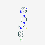 1-Piperazinecarbothioamide, N-(4-chlorophenyl)-4-pyrazinyl-