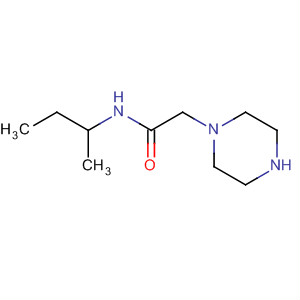 1-Piperazineacetamide, N-(1-methylpropyl)-