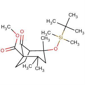 Bicyclo[3.2.1]octane-1-carboxylic acid,4-[[(1,1-dimethylethyl)dimethylsilyl]oxy]-2,2,4-trimethyl-8-oxo-, methylester, exo-