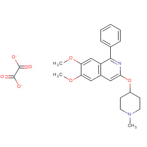 Isoquinoline, 6,7-dimethoxy-3-[(1-methyl-4-piperidinyl)oxy]-1-phenyl-,ethanedioate