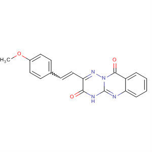 3H-[1,2,4]Triazino[3,2-b]quinazoline-3,10(4H)-dione,2-[2-(4-methoxyphenyl)ethenyl]-