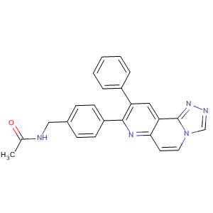 Acetamide,N-[[4-(9-phenyl-1,2,4-triazolo[3,4-f][1,6]naphthyridin-8-yl)phenyl]methyl]-