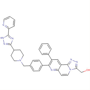1,2,4-Triazolo[3,4-f][1,6]naphthyridine-3-methanol,9-phenyl-8-[4-[[4-[5-(2-pyridinyl)-1H-1,2,4-triazol-3-yl]-1-piperidinyl]methyl]phenyl]-